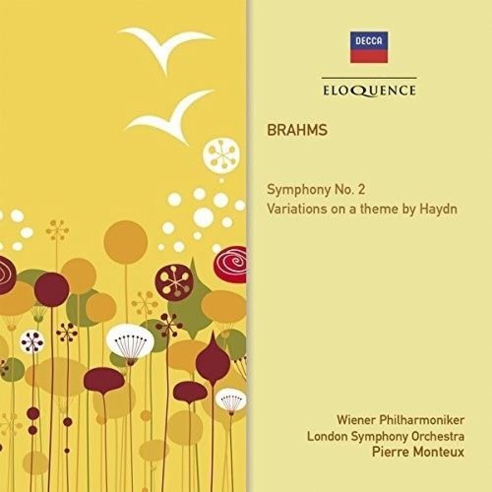 Pierre Monteux - Brahms: Sym 2 Variations on a Theme By Haydn  CD